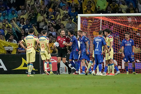 Mexican soccer league final: Cruz Azul vs America